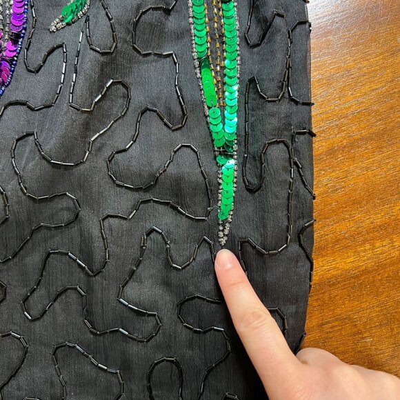 Stenay Sequins Parisian Party Event Dress Designer Money Bling New Years Small - Picture 10 of 15